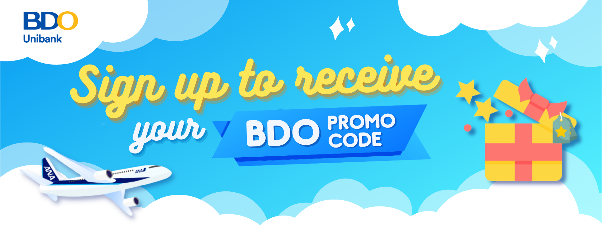 Sign up to receive your BDO Promo code