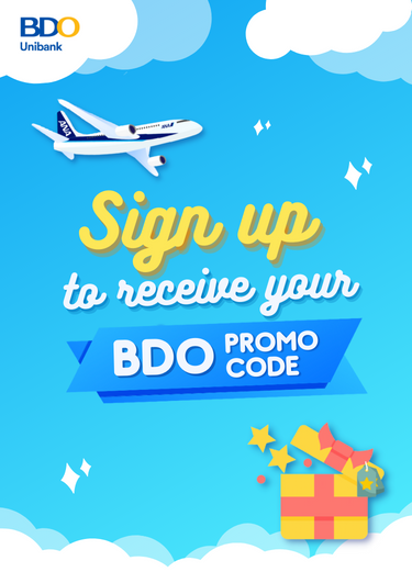 Sign up to receive your BDO Promo code